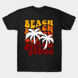 Beach Vibes T Shirt For Women Men T-Shirt T-Shirt